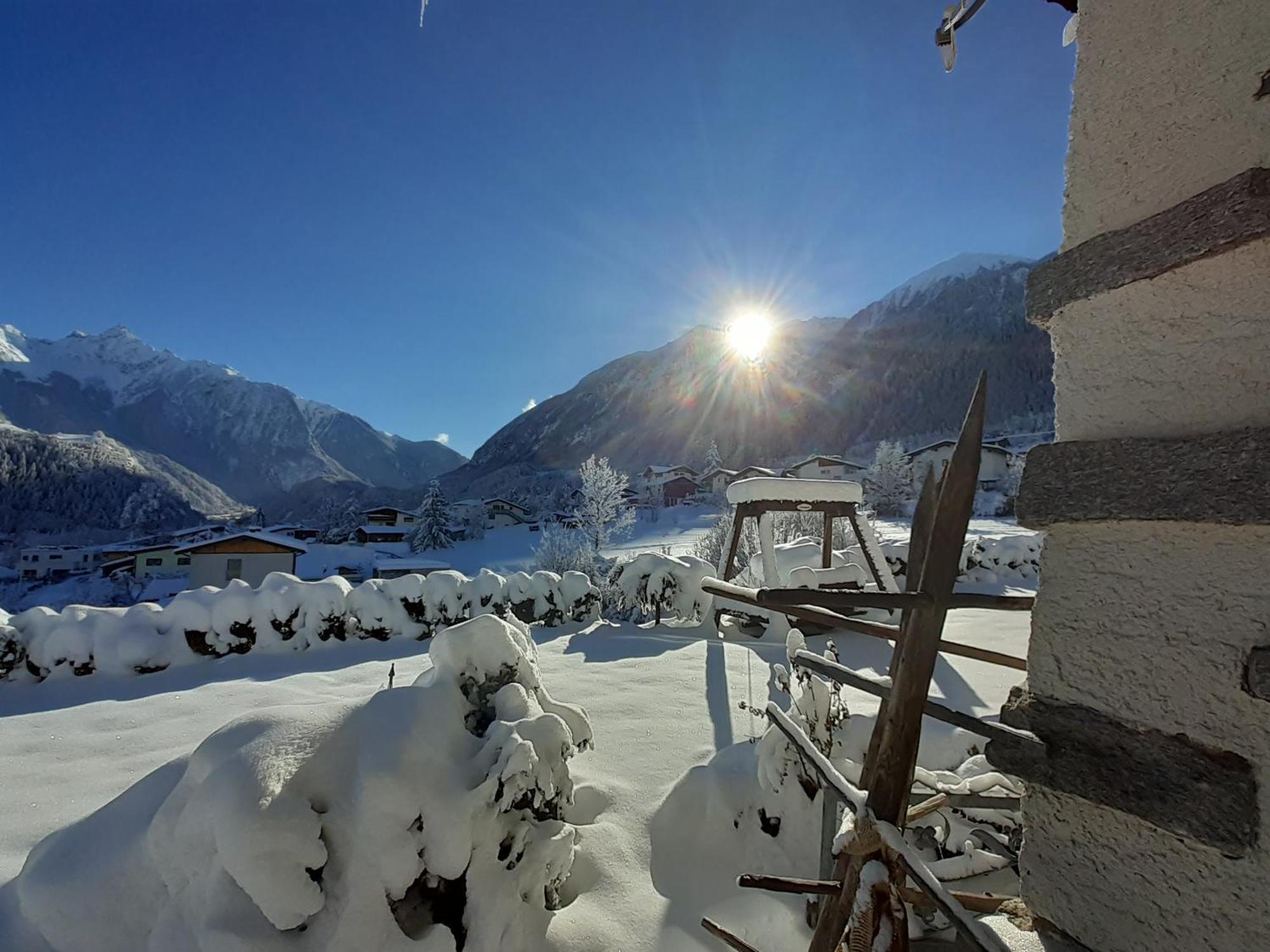 Ferienhaus Oetztal-Lodge 索滕斯 外观 照片